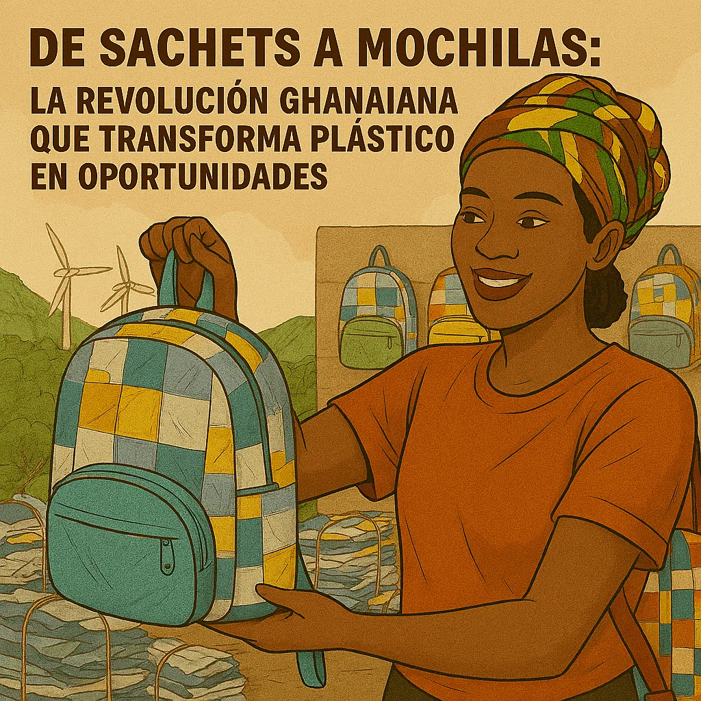 De Sachets A Mochilas La Revolucion Ghanaiana Que Transforma Plastico En Oportunidades
