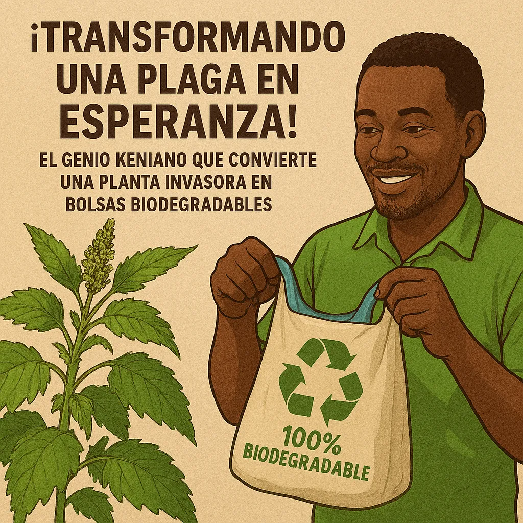 Transformando Una Plaga En Esperanza El Genio Keniano Que Convierte Una Planta Invasora En Bolsas Biodegradables