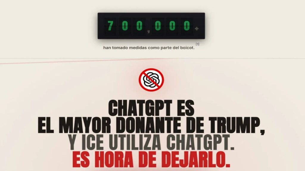 QuitGPT Une a ChatGPT en un Nuevo Boicot Masivo Vinculado a OpenAI, Trump e ICE. - Image 01 (February 12, 2026)