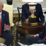 La flota de lujo de la Fuerza Aérea de EE. UU. está siendo repintada en los colores favoritos de Trump, según informantes. - Image 01 (February 18, 2026)